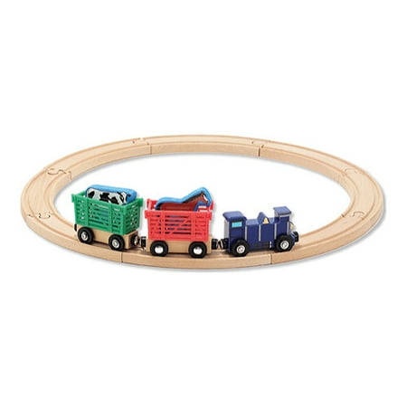 - Children's Melissa & Doug Farm Animal Train Set