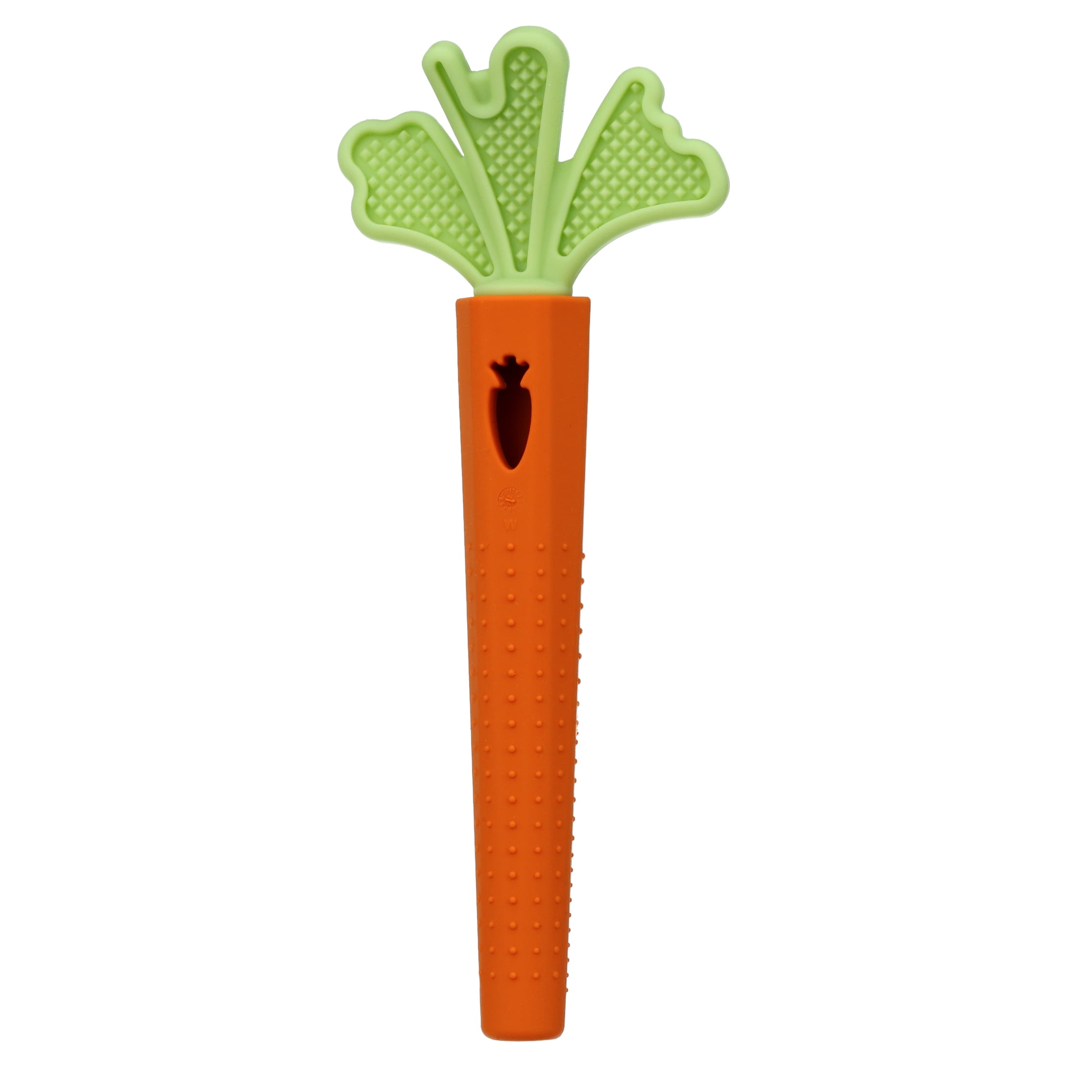 Nuby Silicone Carrot Tube Teether, 3+ Months
