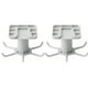 thumbnail image 5 of Moqsnm - 2 ganchos giratorios de 360 grados para techo de cocina, espátula, utensilios de cocina, gancho de almacenamiento, montaje en pared, gancho giratorio de 6 garras, 5 of 5