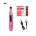 thumbnail image 4 of Qarigey Taladro eléctrico tallado pluma conjunto desata el potencial creativo máquina portátil de mejora de uñas conjunto de molino de Juegos de manicura  USB USB rosa, 4 of 6