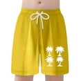 thumbnail image 5 of Gyexs Boys Swim Trunks Size 6-7 Quick Drying Beach Board Shorts Kids Floral Print Swim Trunk Swimsuit Hawaiian Beach Shorts Swim Shorts Z03-Army Green, 5 of 7