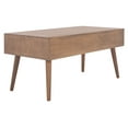 thumbnail image 6 of SAFAVIEH Squall Rustic Square 1 Shelf Coffee Table, White Wash, 6 of 12