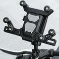 thumbnail image 4 of Soporte para Teléfono de Motocicleta para Manillar | Antichoque con Rotación de 360° | Metal Ajustable y ABS, Resistente, Universal para Auto, Scooter, Bicicleta | Soporte Seguro para Navegación, 4 of 9