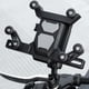 thumbnail image 4 of Soporte para teléfono de motocicleta Soporte metálico a prueba de golpes | Rotación universal ajustable de 360° | Soporte seguro del manillar del coche de la bicicleta, el scooter, el ATV | Se, 4 of 8