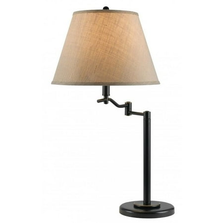 Cal Lighting Bo 2350tb Db 150 W 3 Way Dana Swing Arm Table Lamp
