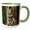 Green/White, variant on 3drose, Eastern Screech Owl (gray Phase) Otus Asio, Michigan - Us23 Aje0006 - Adam Jones, 11oz Magic Transforming Mug