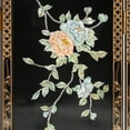thumbnail image 5 of Oriental Furniture 6 ft. Tall Lacquer Birds and Flowers Room Divider - 4 Panel, 5 of 6
