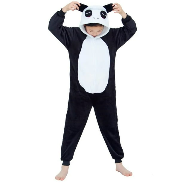 Conjunto de pijamas de franela para niños y niñas, ropa de dormir con dibujos de animales, Pegaso, unicornio, zorro, para invierno, novedad xuanjing unisex
