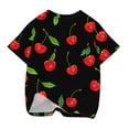 thumbnail image 5 of LSLJS Shirts pour Enfants T-Shirt Graphique à Manches Courtes Col Rond Crop Top pour 3-14 Ans Filles et Garçon T-Shirt Tee Vêtements d'Été Vêtements pour Enfants à la Mode 2024, 5 of 5
