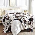 thumbnail image 4 of Soft Cow Print Blanket, Ultra Cozy Cow Throw Blanket for Couch Bed and Travel, Cow Decor Throw Blankets for All Seasons, 4 of 5