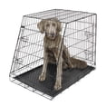 thumbnail image 1 of Jaula para Perros Plegable 2 Puertas 76 x 54 x 64 cm Negro, 1 of 7