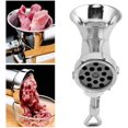 thumbnail image 5 of Stainless Table Clamp Mounted Grinder, Manual Machine Sausage Filler Filling Machine, 5 of 5