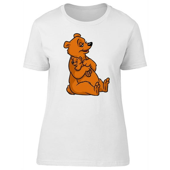 Bear Mom And Her Kid T-Shirt Women -Image by Shutterstock, Female x-Large