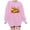 Pink, variant on Risckoth Women's Fall Sweatshirt Pumpkin Harvest Print Crew Neck Drop Shoulder Hoodless Casual Pullover S-2XL