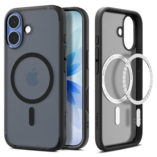 Funda para teléfono Spigen iPhone 17 Ultra Hybrid MagFit Frost Black