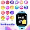 thumbnail image 5 of Kids Smart Watch Phone, Music Player Smartwatch with Games Cell Phone SOS Video Calculator Touch Screen (Build-in 1GB SD Card) Sport Wrist Watch for Kids Boys Girls Gifts ( with Replace Strap), 5 of 7