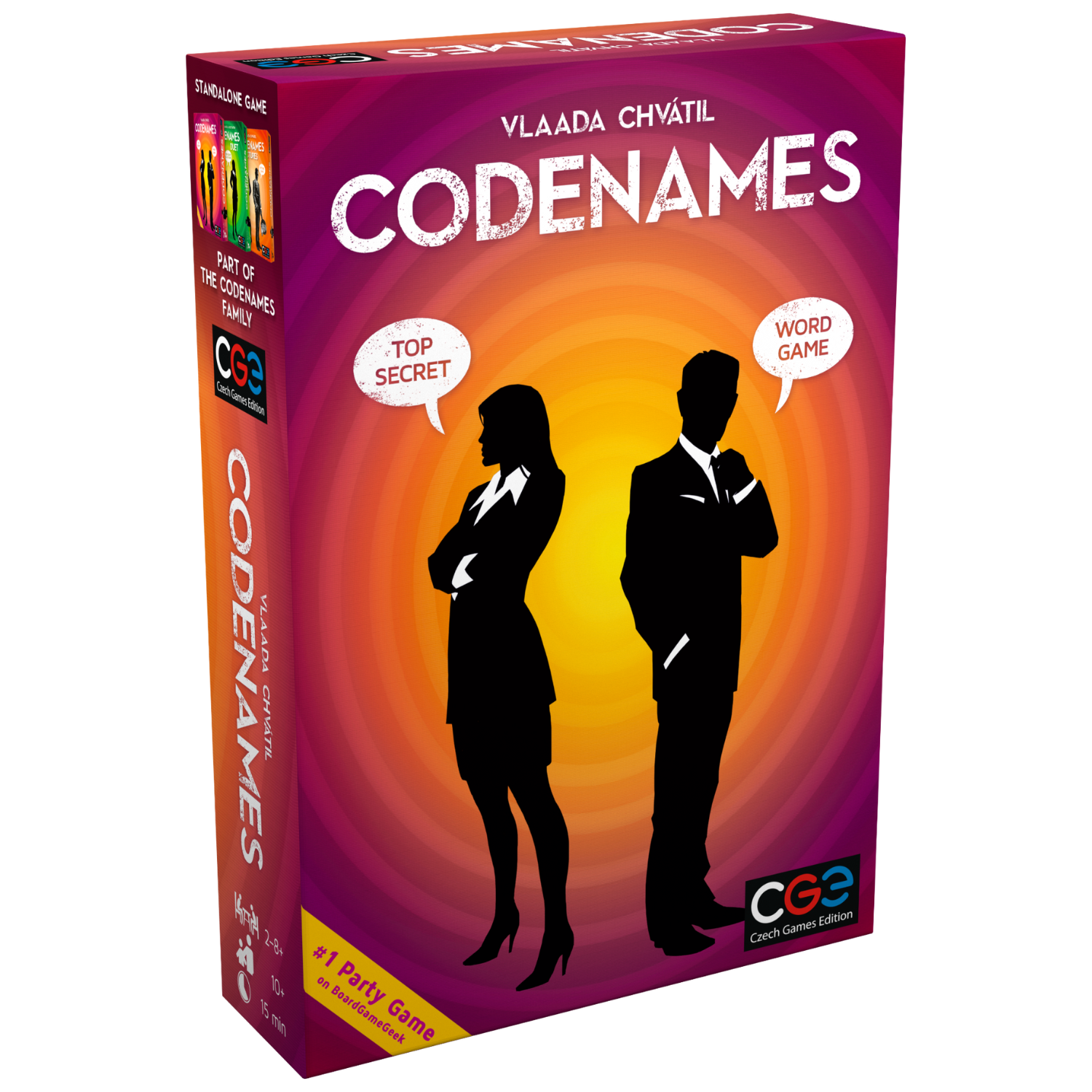 CGE Czech Games Edition Codenames CGE Board Game Secret Agent Deduction Game for 4+ Players