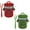 red+green, variant on 46oz Grease Container with Strainer, Oil Keeper Can for Bacon with Silicone Spatula, Butter jar, Crackle Glaze Fat Container Keeper with Easy-Grip Handle (White*1pcs)