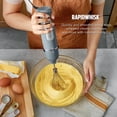 thumbnail image 5 of Ninja Power Duo Immersion Mixer, Hand Stick Blender, 3 Speeds, with Whisk, SplatterShield, PanProtect, 3-Cup Blending Vessel, CI200 Gray, 5 of 10