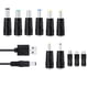 thumbnail image 1 of Adaptadores 11 1 USB intercambiables Cordón en Conector con 8 Enchufe Para, 1 of 8