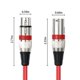 thumbnail image 3 of Cable de micrófono XLR Yumiwoow XLR macho a hembra de 2 m, paquete de 6, 3 of 9
