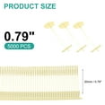 thumbnail image 2 of Uxcell Standard Tagging Gun Fasteners 5000 Pcs 0.8 Inch Label Gun Price Tagging Barbs Clothing Tags Barbs Attachments for Clothes Fabric Price Label Garment, Light Yellow, 2 of 5