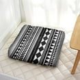 thumbnail image 3 of Dutch Velvet Floor Meditation Pillow 22in, Square Boho Cushion for Living Room, Office and Studio, 3 of 7