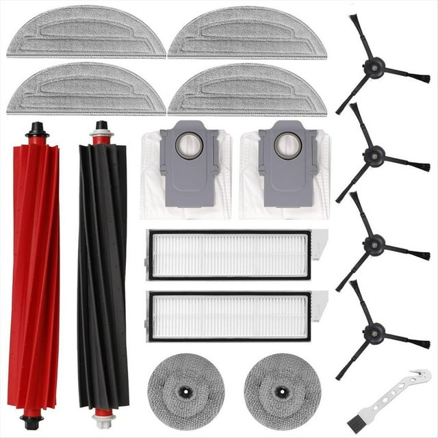 Para S8 Maxv Ultra Robot Aspirador Repuestos Cepillo Lateral Principal Filtro Hepa Paño de Fregona Bolsas de Polvo Accesorios