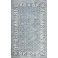 thumbnail image 1 of Bashian A154-DEN-4X6-AR104 Artifact Collection Geometric Transitional 100 Percent Wool Hand Knotted Area Rug, Denim - 3 ft. 6 in. x 5 ft. 6 in., 1 of 1