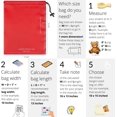 thumbnail image 2 of PALTERWEAR Drawstring Bag with Toggle - Nylon Cinch and Ditty Pouch Six-Pack (Red, 7 x 9 Inch, Set of 6), 2 of 7