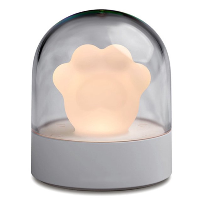 Bangcool Night Light Lovely Cat Claw Creative LED Night Lamp Music Box Table Ornament