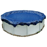 16' X 28' Oval Winter Protective Above Ground Pool Solid Cover Arctic Armor Gold Cable Winch 15 Year Warranty