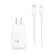 Original Genuine LG Fast charger Compatible with G5 G6 G7 ThinQ Nexus 5X V30 V35 ThinQ Q7  Stylo 4 Stylo 5 G8 ThinQ V20 V40 ThinQ Adapter   Type C Cable