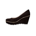 thumbnail image 3 of ZAPATILLAS TACONES CUÑA PLATAFORMA VESTIR LEON MUJER DAMA NEGRO GAMUZA 8807 LEON 8807, 3 of 3
