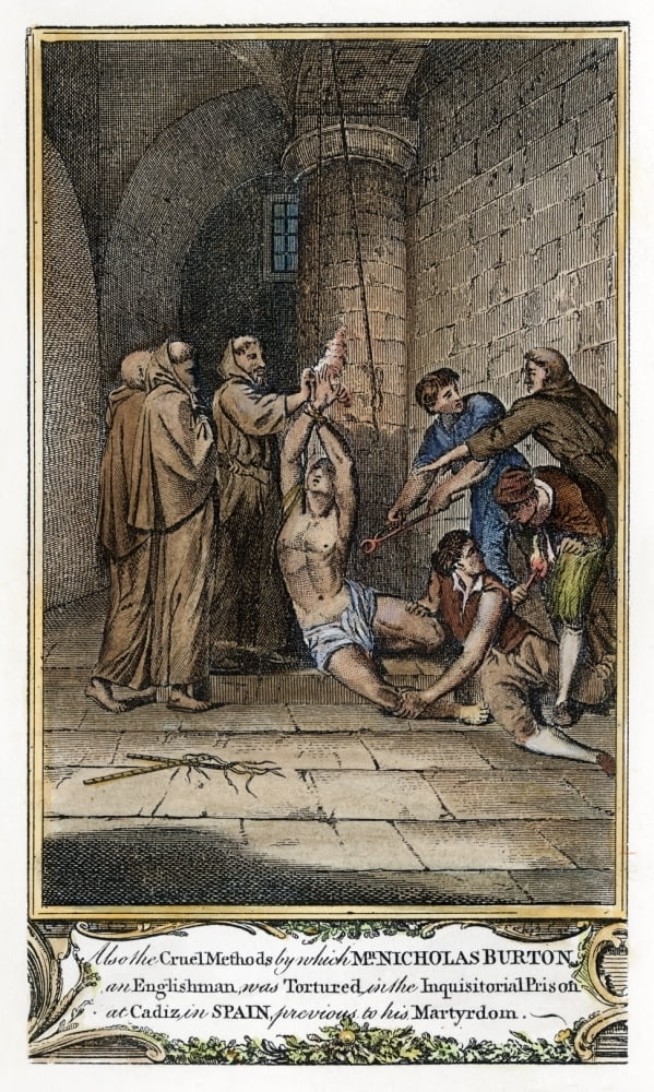 Foxe Spanish Inquisition Nthe Torture Of A Protestant Heretic In A