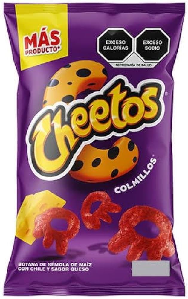 mexican chips mix bundle cheto bola hot torcido colmillo sabritones pktxo hot 6pc BIG