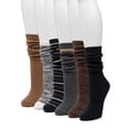 thumbnail image 4 of MUK LUKS Women's Fluffy Dream Tall Boot Socks, 6-Pack, OSFM, 4 of 6