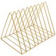 thumbnail image 4 of Estantería de escritorio para libros, de metal, organizador de archivos, triangular, de hierro, 4 of 8