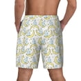 thumbnail image 6 of Fotbe Moon And Rabbit Men’s Swim Trunks Quick Dry Swim Shorts Board Shorts with Mesh Lining-Medium, 6 of 7