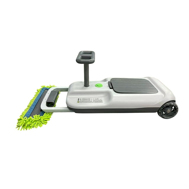 Kids Cleaning Go Kart Ride-On Toy with Electric Floor Sweeper, 5 Speed Adjustable, LED Lights, Indoor Ride-On Toy for Ages 3+