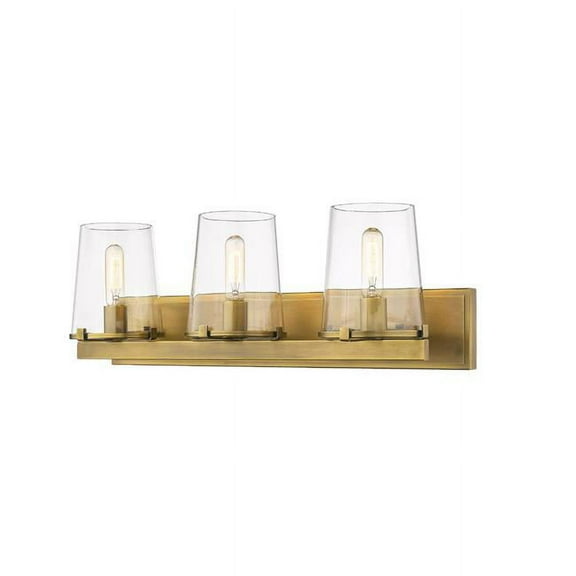 3 Light Bath Vanity In Transitional Style-9 Inches Tall And 27.5 Inches Wide Z-Lite 3032-3V-Rb