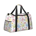thumbnail image 2 of Fotbe Easter Egg3 Bolsa de Viaje con Estampado, Bolsa de Fin de Semana para Mujer con Compartimento para Zapatos, Bolsa de Gimnasio con Bolsillo Húmedo, 2 of 7