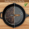 thumbnail image 6 of Amagabeli 8”x8” 316 Stainless Steel Cast Iron Cleaner Round Chainmail Scrubber BG264, 6 of 7