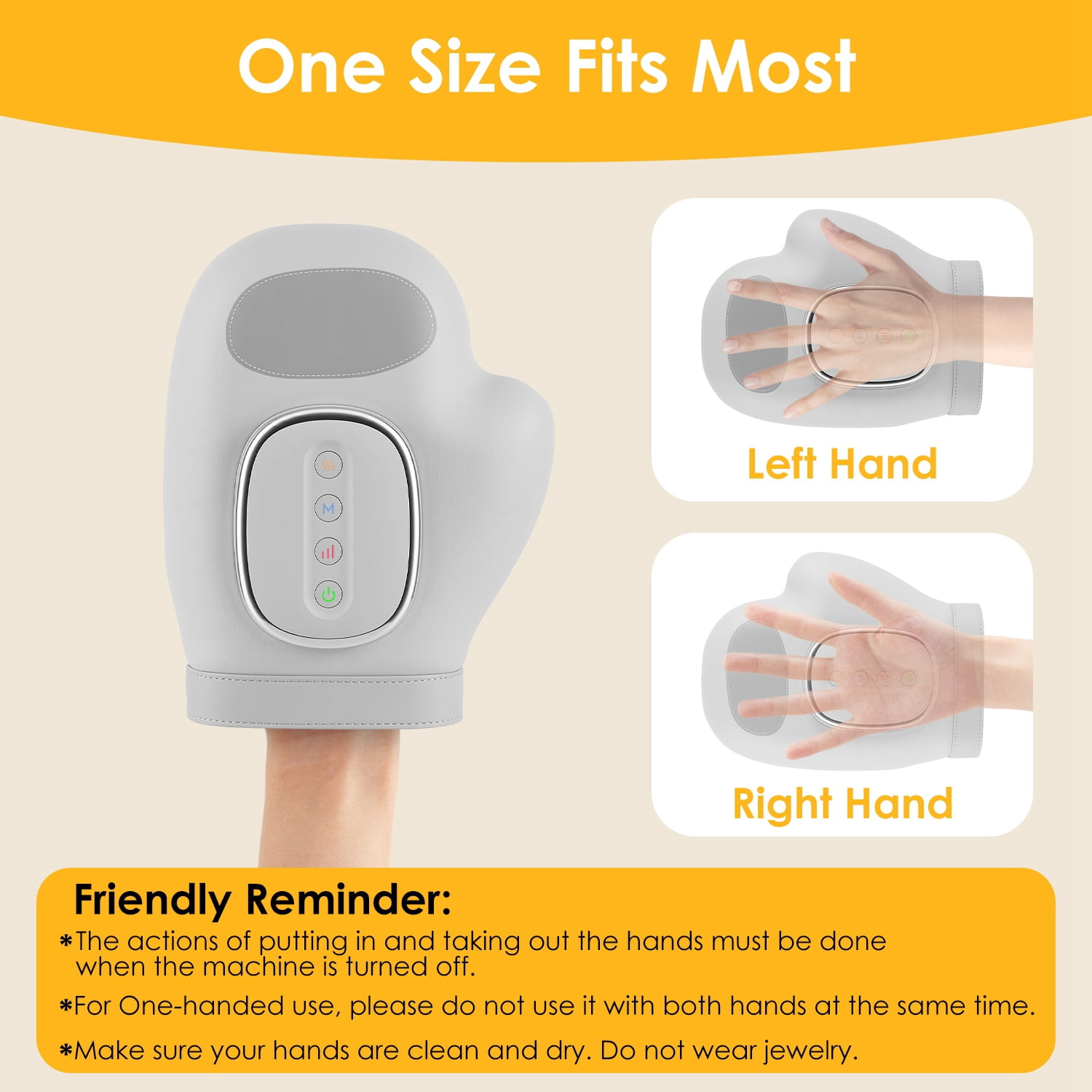 Cordless Hand Massager with 14 Airbags, 3 Massage Modes 5 Intensity Levels 3 Heat Levels for Arthritis Carpal Tunnel Relief,Cordless Hand Massage Tool for Arthritis Carpal Tunnel Pain