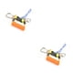 thumbnail image 2 of Cuerda de resorte de buceo Soidarity Acero inoxidable Naranja 2piezas, 2 of 6
