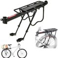 thumbnail image 1 of Portaequipajes universal para bicicletas, portaequipajes trasero para bicicletas MTB, soporte para bicicletas, aleación de aluminio ajustable, capacidad de carga 25 kg, 1 of 6