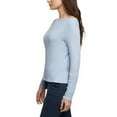 thumbnail image 3 of Banana Republic Women's Ribbed Long Sleeve Top, Blue, XS, 3 of 4