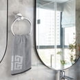 thumbnail image 2 of RUseeN Sliver Towel Ring 2 Pack, SUS304 Stainless Steel Hand Towel Holder for Bathroom Kitchen, Modern Style Towel Hanger, Thicken Ring Towel Holder, Towel Rack Round Wall Mounted, 2 of 7