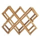 thumbnail image 1 of Estante organizador de vino de madera plegable con capacidad para 10 botellas, 1 of 11