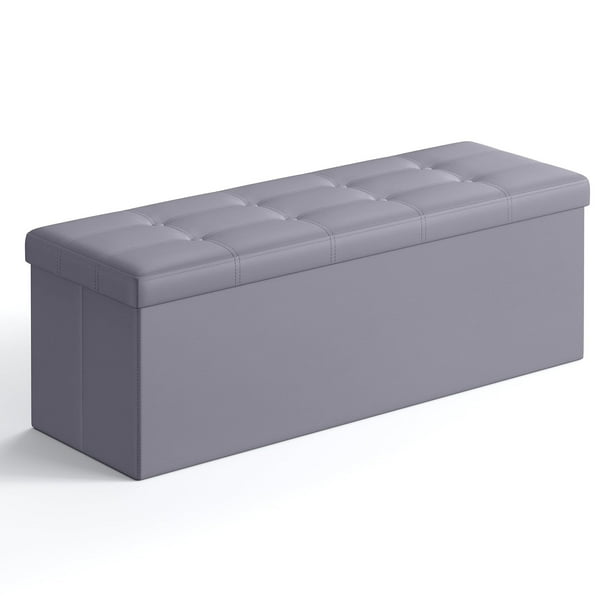 Banco de Almacenamiento, 38 x 110 x 38 cm, Soporta hasta 300 kg, para Sala de Estar, Dormitorio, Entrada